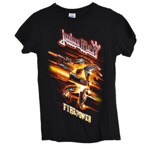 Judas Priest Tee S Unisex Adult Firepower Tour 2018 Graphic Rock Band Shirt